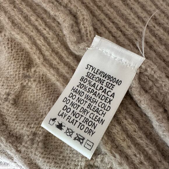 IceBird | Size OS NWT Alpaca Cardigan Sweater Knit Knitted Cozy Comfy Minimal - Picture 8 of 16